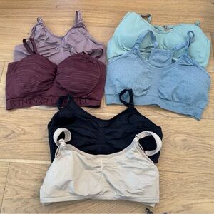 Kindred Bravely Nursing Bra Set - Burgundy, Mauve, Mint, Gray, Black, Nude